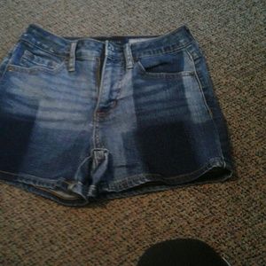 aeropostle high waisted midi shorts